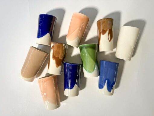 Cups set 2x300ml green and blue - Image 6