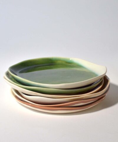 Wild Forest dessert plates set for 6
