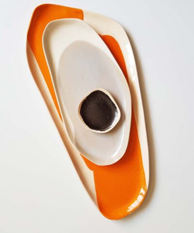 ORANGE tray set