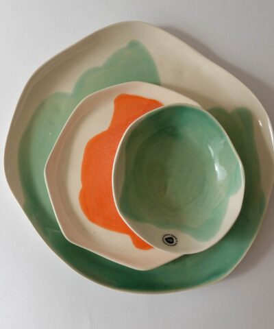 Spring colors plates set